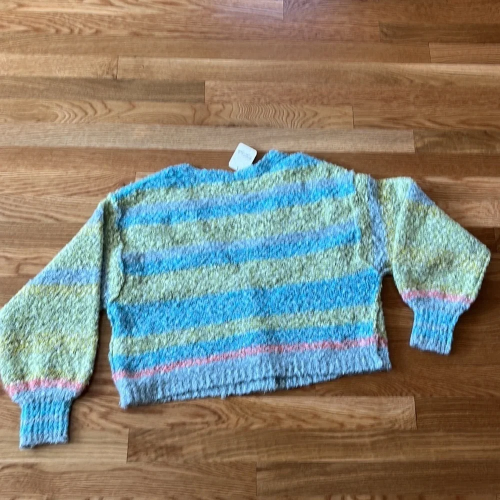 NWT Free People Soulmate Cardi in Candy Coated combo Cardigan Small
